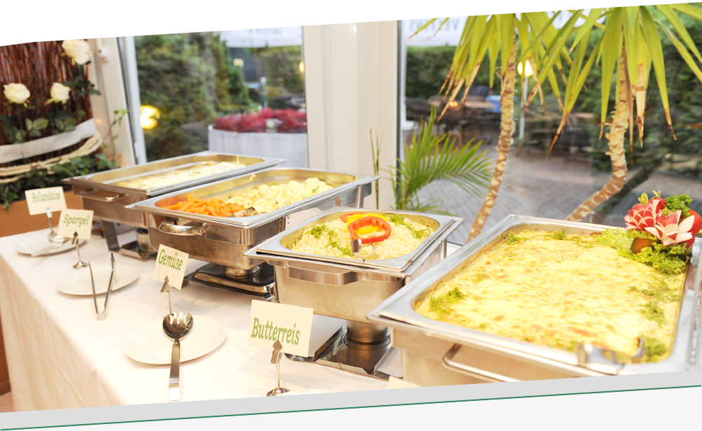 Buffet bei einer Hochzeit im Gasthaus Düsing in Schapen (Emsland)